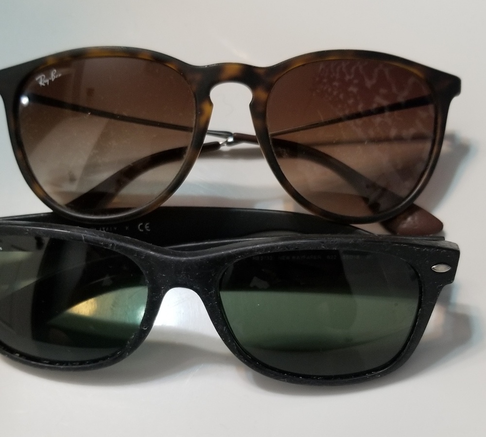 2 used ray bans